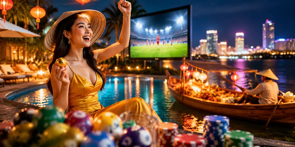 Người dùng Nha Trang tham gia xổ số và trò chơi giải trí trực tuyến Ball88 vào buổi chiều