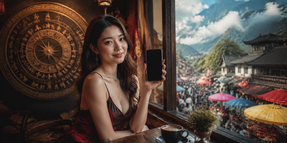 Người dùng trải nghiệm casino di động tại Sa Pa với không gian cà phê Việt Nam